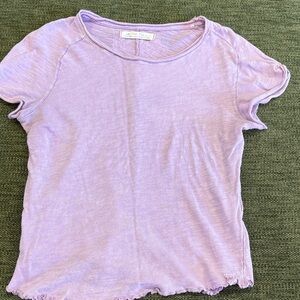 We The Free Lavender Short Sleeve Tee